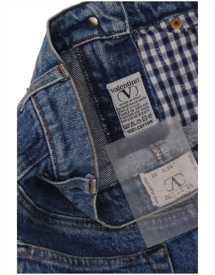 Fusta de blugi pentru femei Valentino W26 Small Blue Bumbac