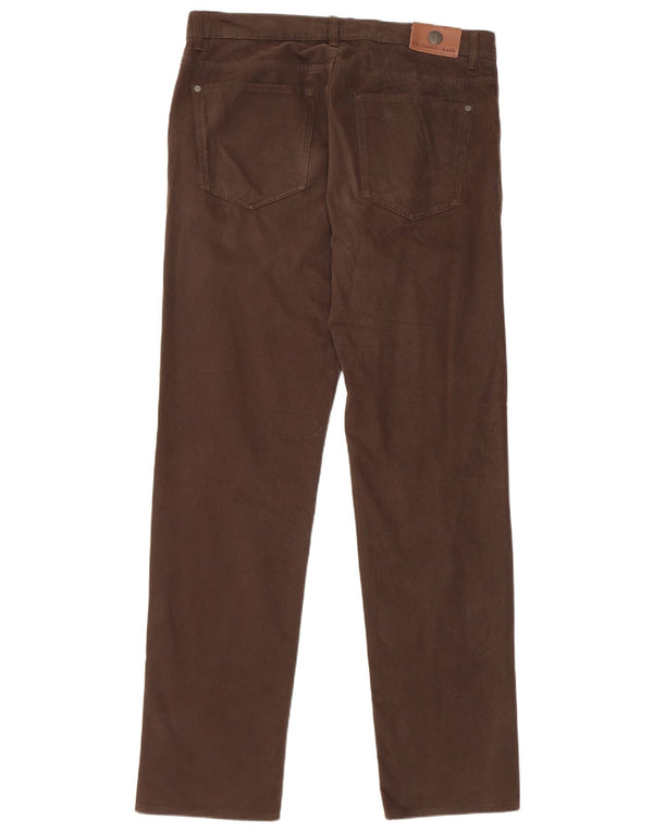 Pantaloni casual drepti pentru bărbați Trussardi W36 L34 maro