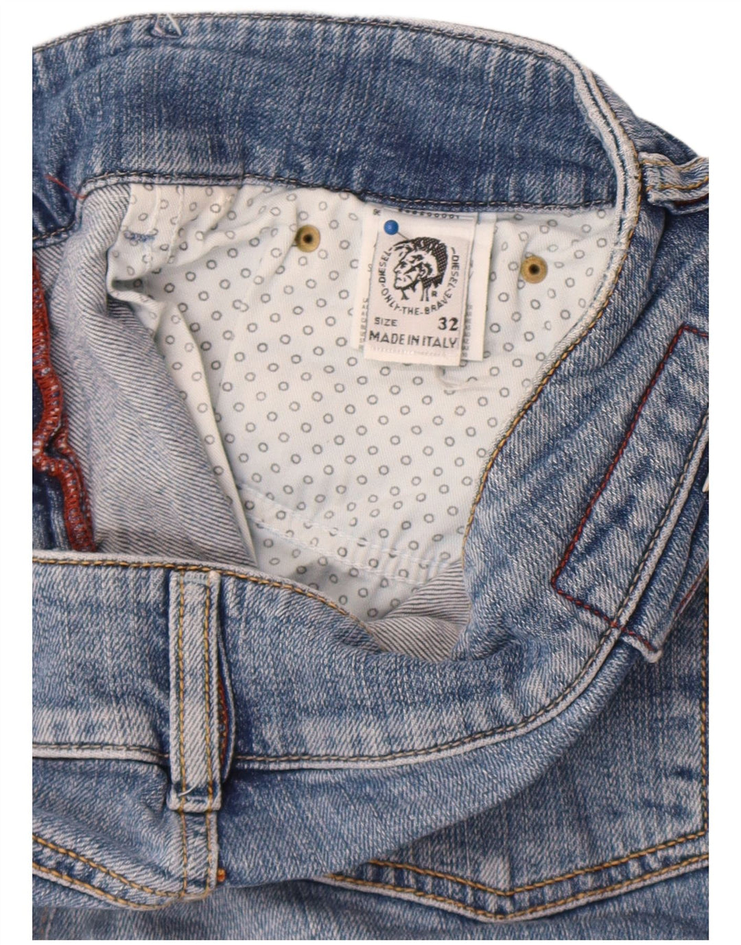Pantaloni scurți din denim pentru femei Diesel W32, mare, albastru, bumbac