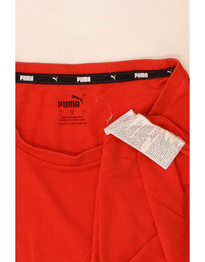 Tricou grafic Puma pentru bărbați Top mare bumbac roșu