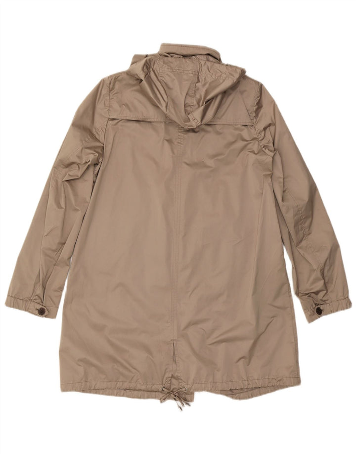 Jachetă parka cu glugă pentru femei Geox Respira UK 10 Small Beige Poliester