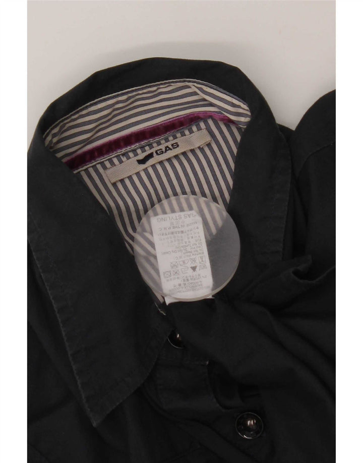 Cămașă Gas Women UK 12 Medium Bleumarin Bumbac