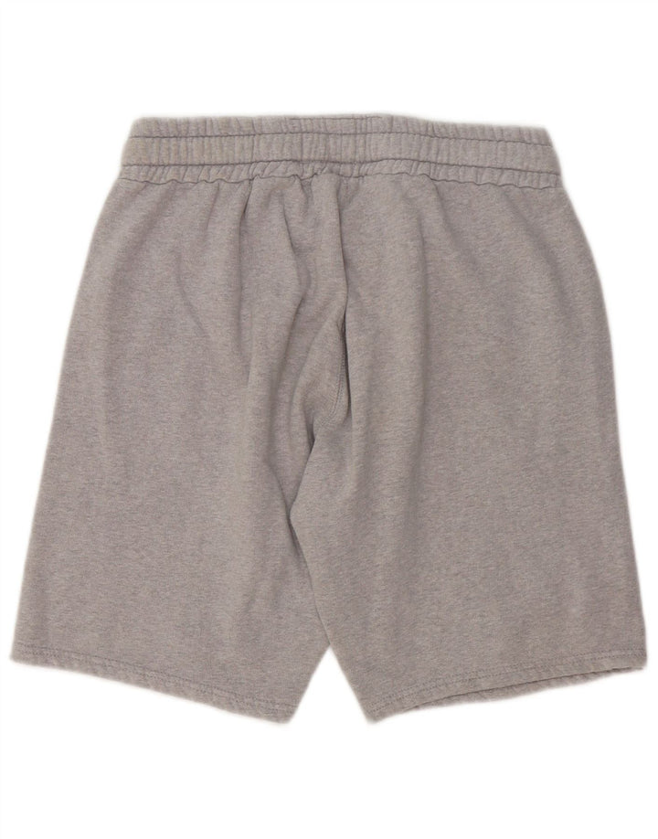 Pantaloni scurți sport grafic Superdry pentru bărbați, bumbac, gri mediu