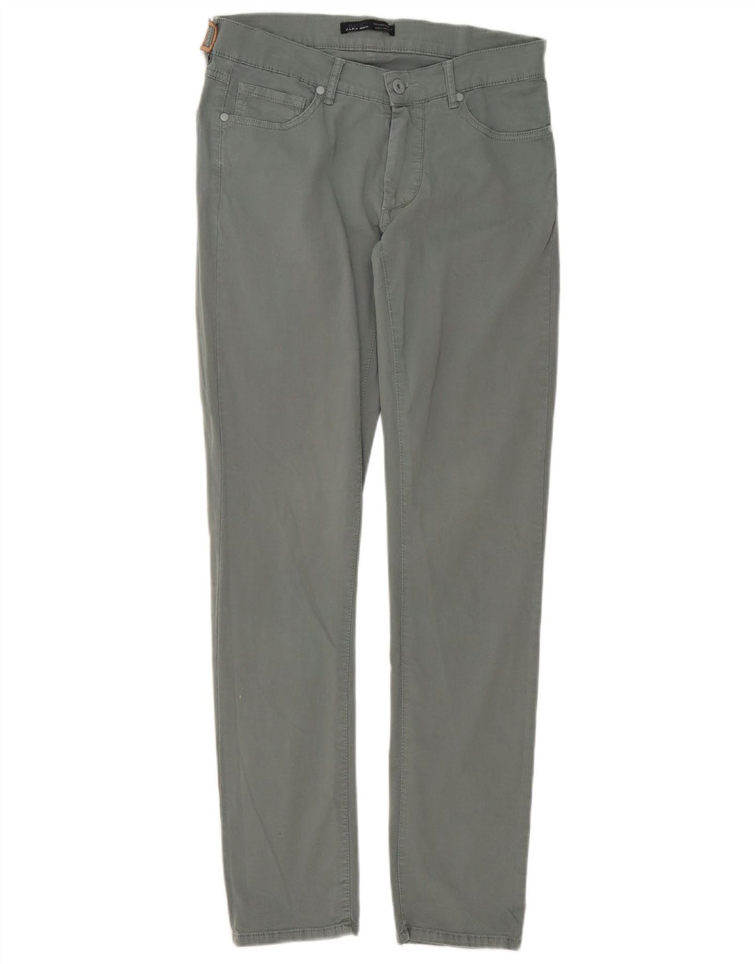 Blugi ZARA Bărbați Slim EU 40 Medium W31 L31 Gri Bumbac