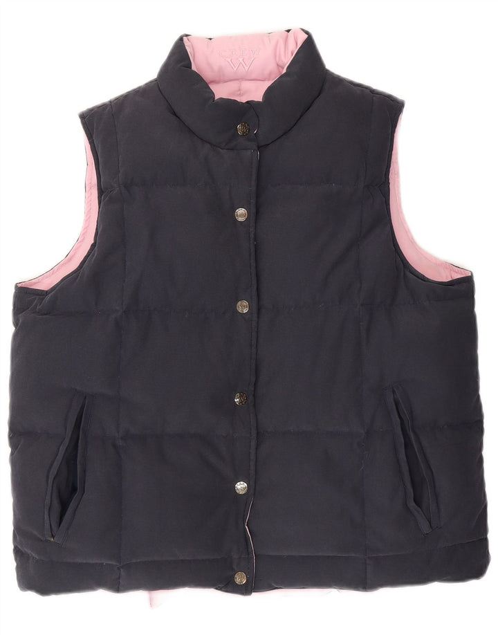 CREW CLOTHING Gilet căptușit reversibil pentru femei UK 16, mare, roz, poliester