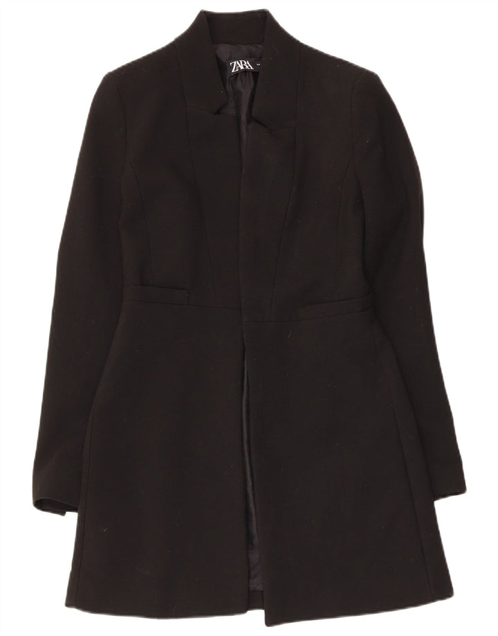 Pardesiu deschis pentru femei Zara UK 6 XS poliester negru