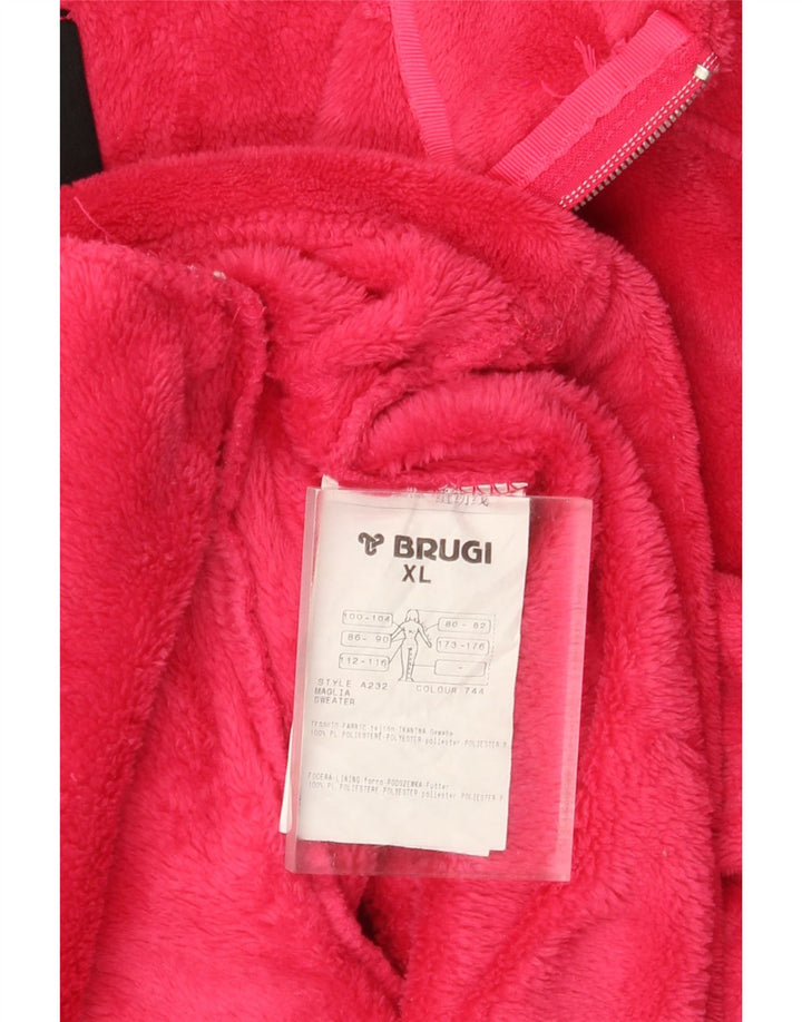 Jachetă fleece pentru femei Brugi UK 18 XL roz poliester