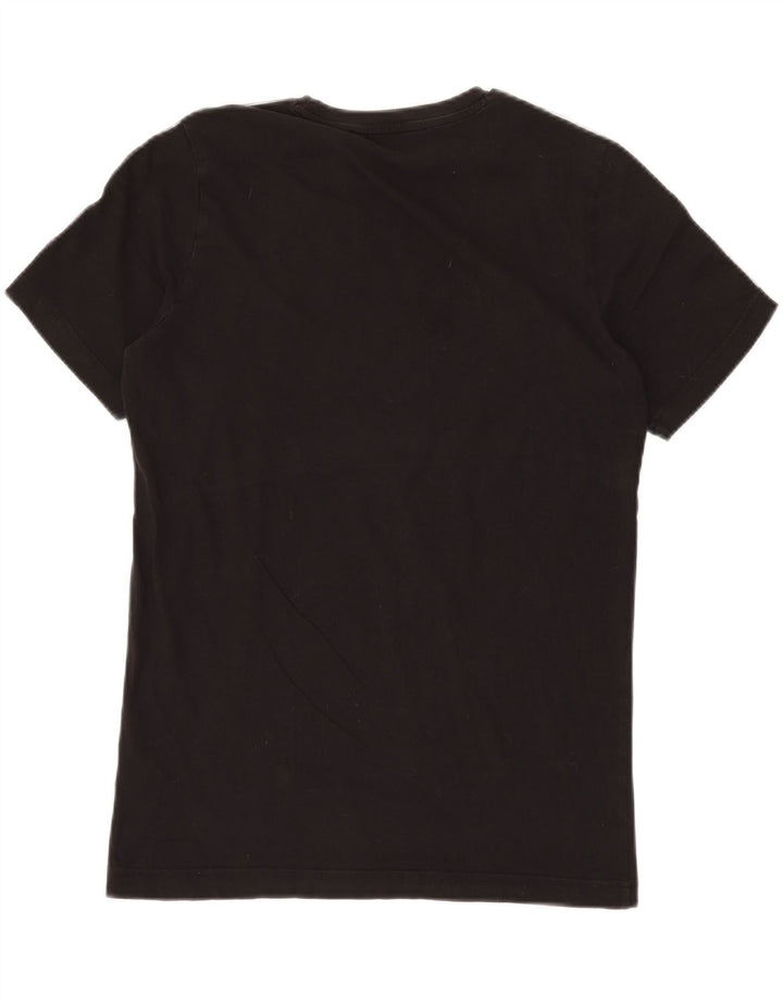 Tricou grafic PUMA pentru bărbați Top mediu din bumbac negru