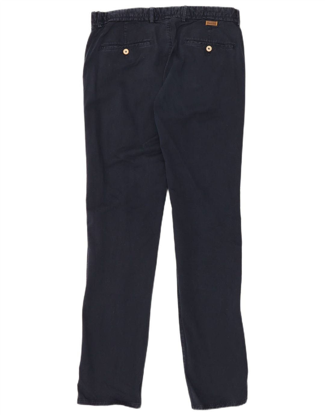 MASSIMO DUTTI Pantaloni Chino Slim Fit pentru bărbați EU 42 Large W32 L34 Bleumarin