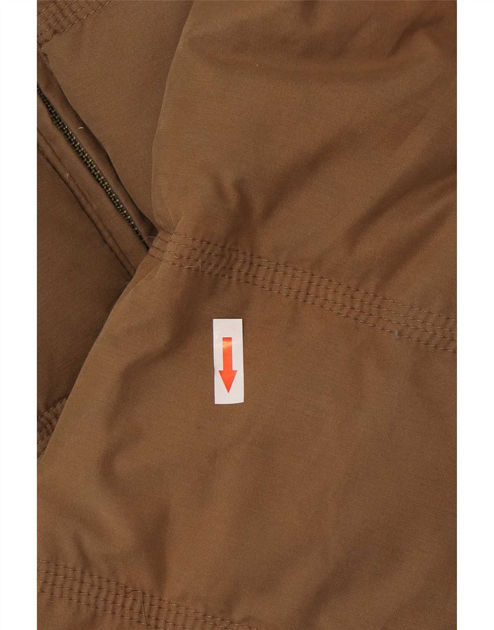 Jachetă căptușită pentru femei Timberland UK 12, bumbac maro mediu