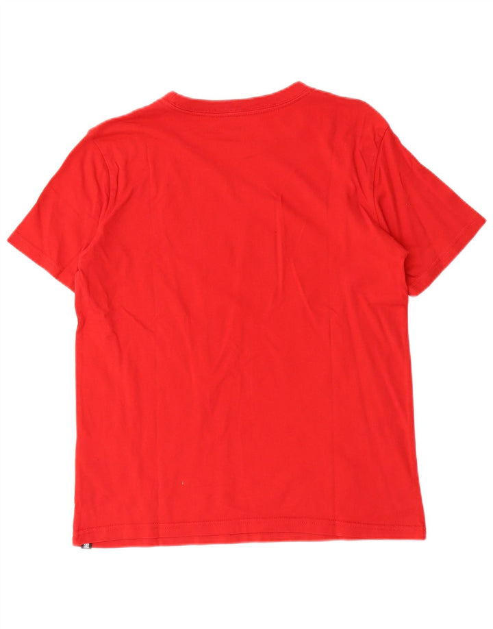 Tricou grafic DC Boys Top 13-14 ani mare bumbac roșu