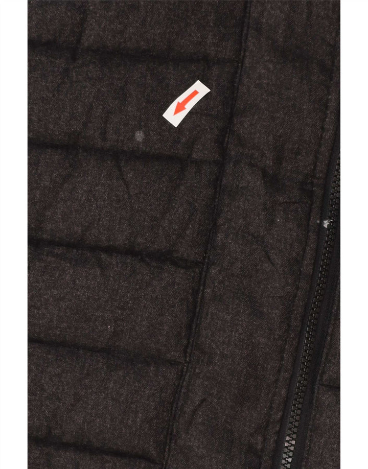 Jachetă căptușită cu glugă Superdry pentru bărbați UK 42 XL poliester gri