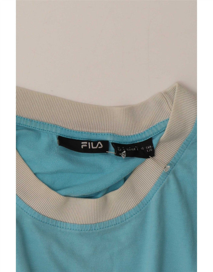Tricou Bărbați Fila Top Large Blue Colorblock