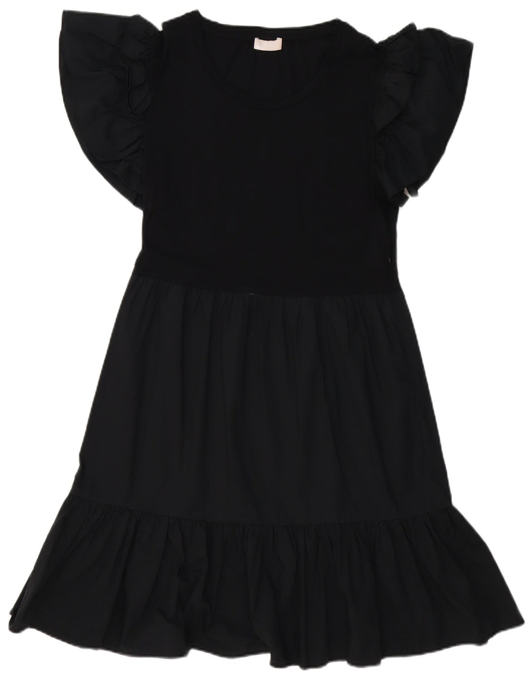 Rochie A-Line pentru femei Liu Jo UK 12 Medium Black Bumbac