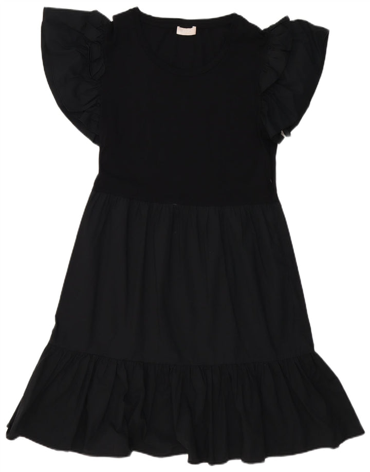 Rochie A-Line pentru femei Liu Jo UK 12 Medium Black Bumbac