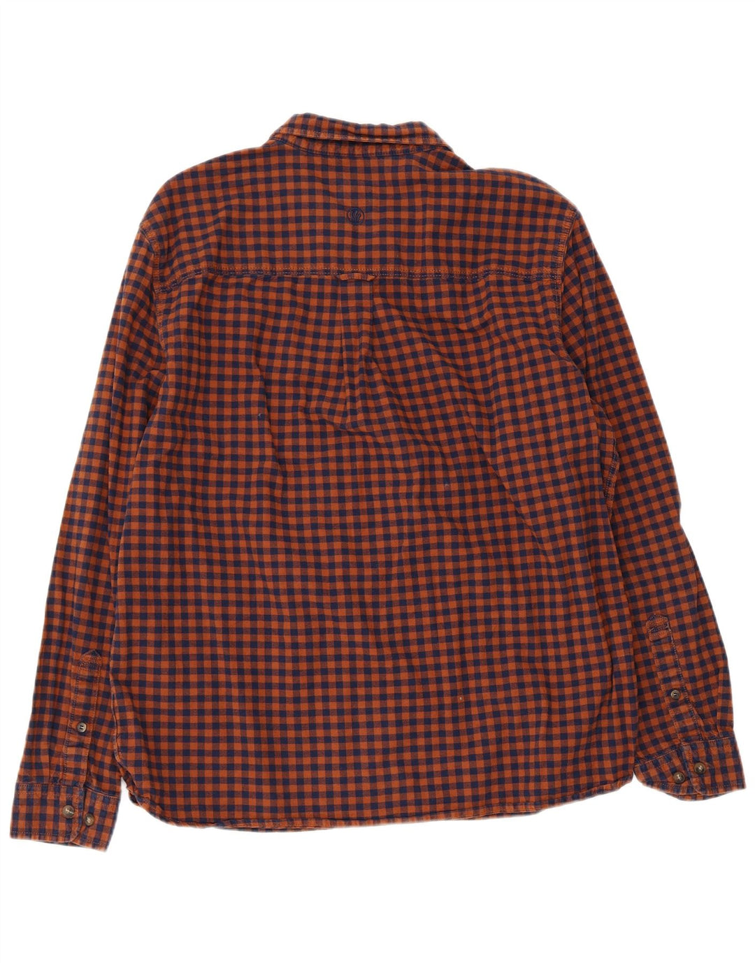 Cămașă de flanel pentru bărbați Fat Face, XL, portocaliu, bumbac