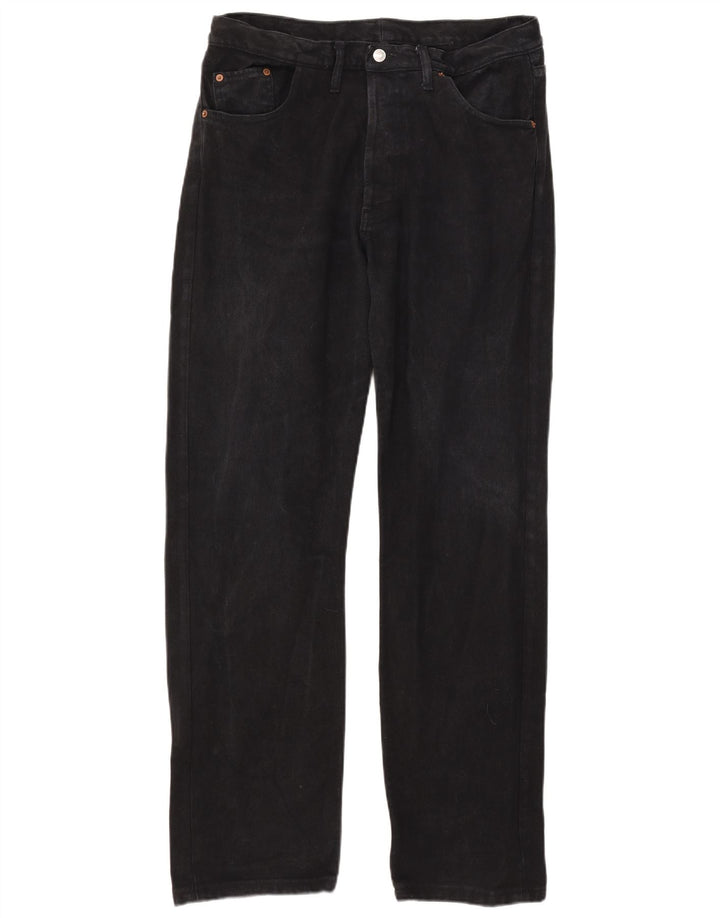Blugi Levi's 501 drepte pentru bărbați W38 L32 bumbac negru