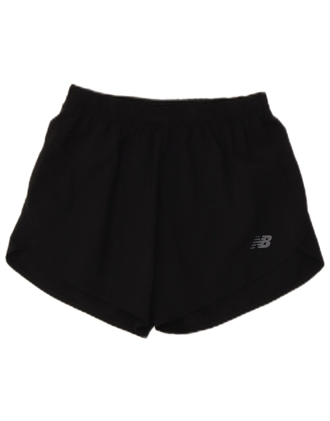 Pantaloni scurti sport New Balance pentru femei, poliester negru mic
