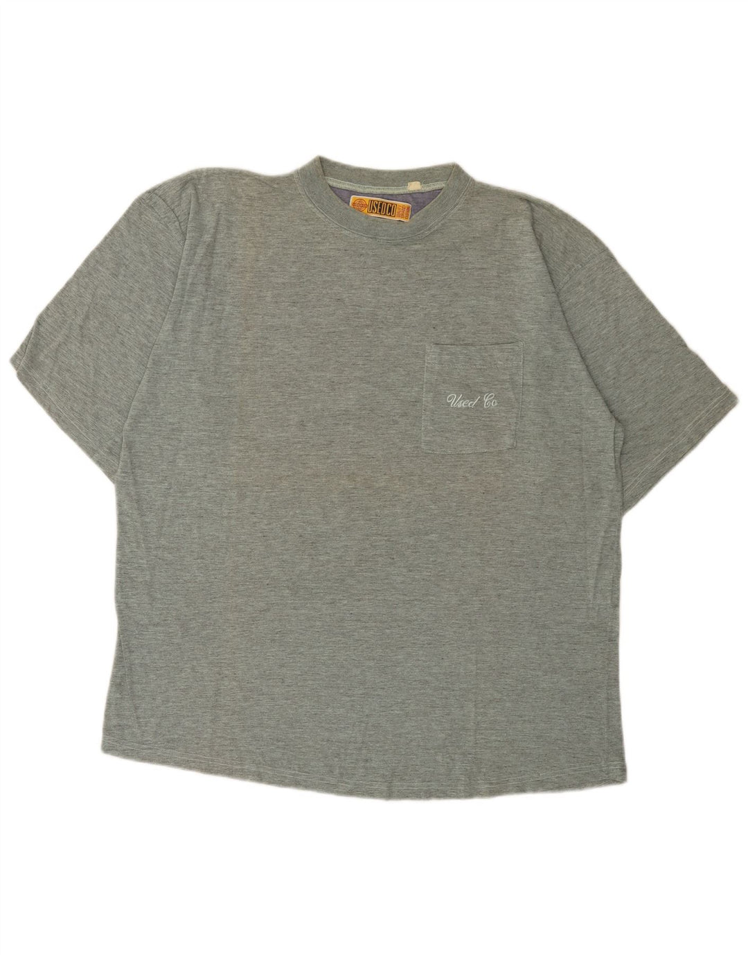 Tricou Vintage pentru bărbați Top mare, gri cu pete