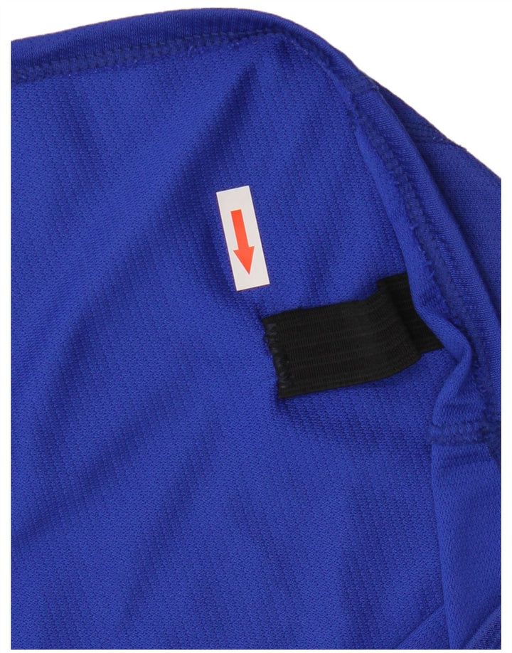 Top cu vestă grafică Asics pentru bărbați, mare, albastru, poliester color bloc