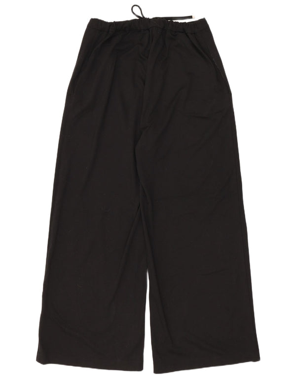 Marks & Spencer Pantaloni casual cu talie înaltă pentru femei UK 14 Large W32 L29 Negru