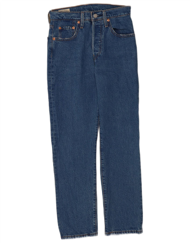 Blugi drepti 501 pentru femei Levi's W25 L26 Bumbac albastru