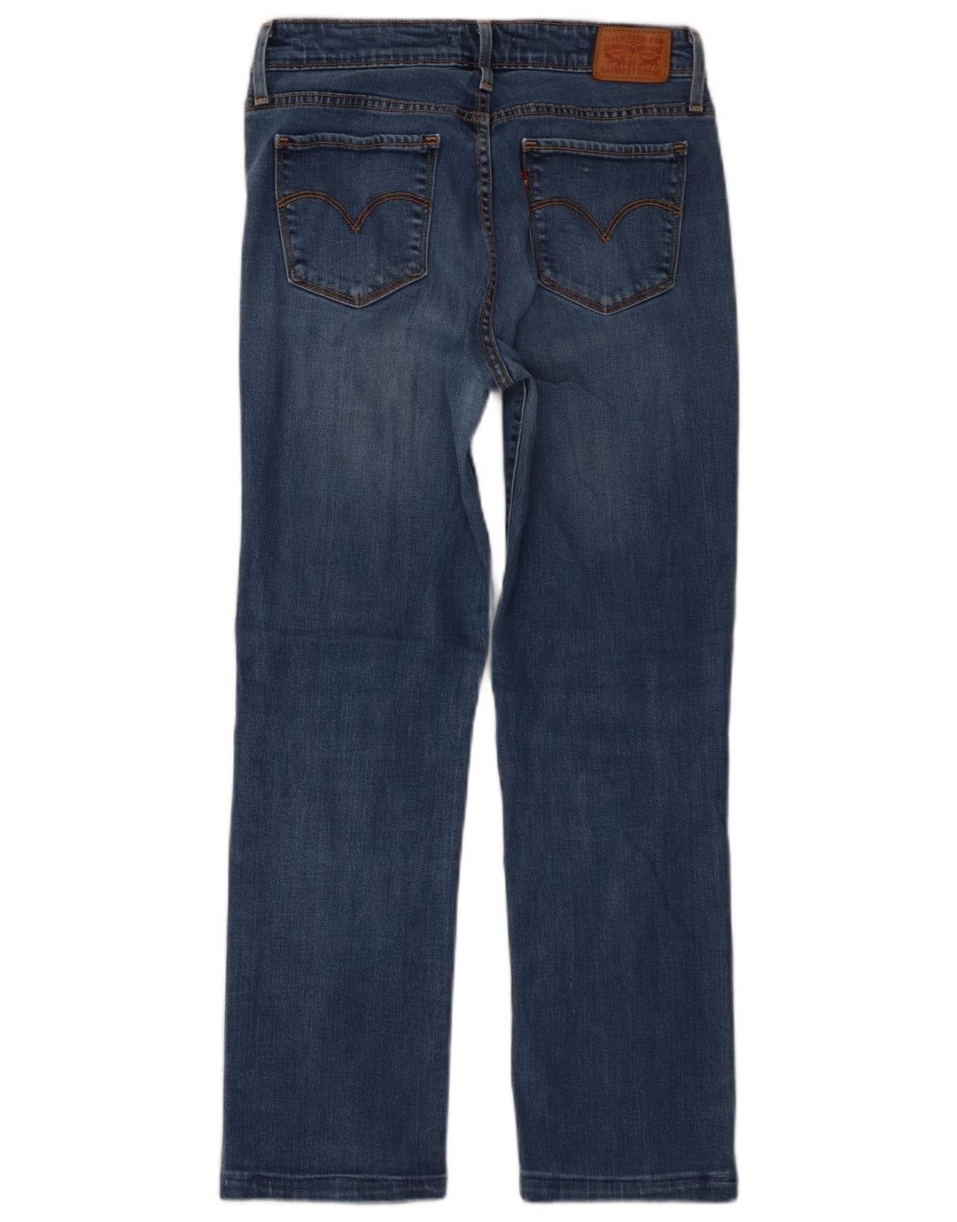 Blugi drepti pentru femei Levi's 714 W28 L26 Blue Lyocell