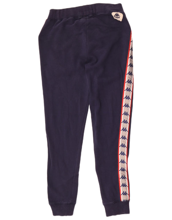 Pantaloni de trening cu grafică pentru bărbați Kappa Pantaloni de jogging mici, bleumarin, color block