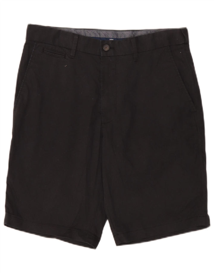 Pantaloni scurți chino pentru bărbați Marks & Spencer W30, bumbac mediu negru
