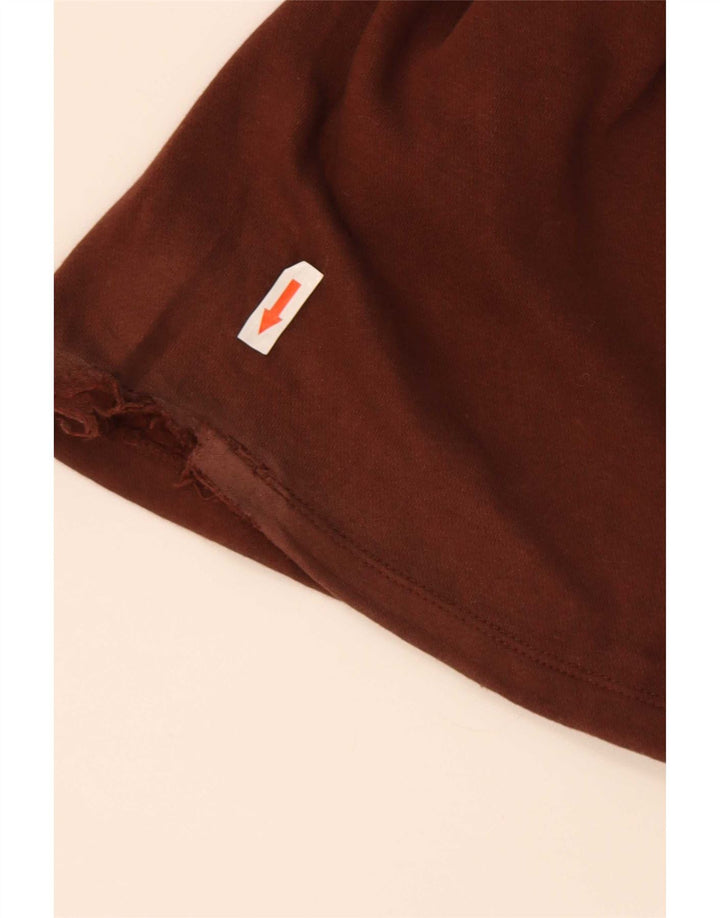 Pantaloni de trening Zara pentru femei UK 10 mic maro bumbac