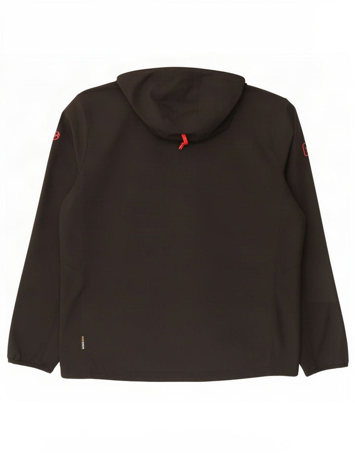 Jack Wolfskin Jachetă de trening cu glugă pentru bărbați UK 48 2XL Poliester negru