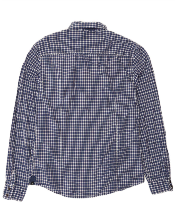 Cămașă pentru bărbați Guess Slim Fit Medium Blue Gingham