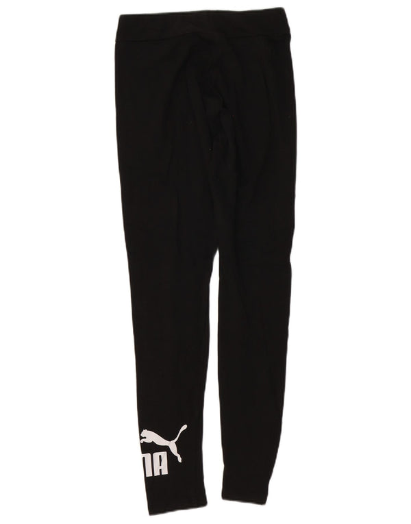 Leggings grafic Puma pentru femei UK 10 Small Black Sports