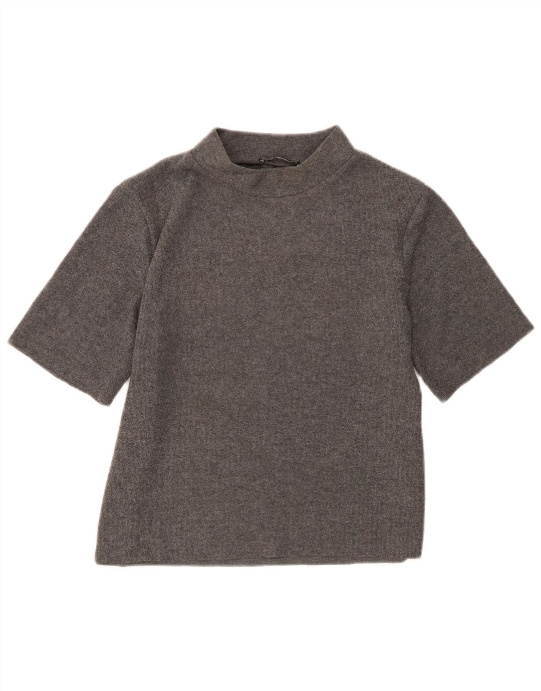Top tricou pentru femei Zara UK 14 mare, gri, poliester