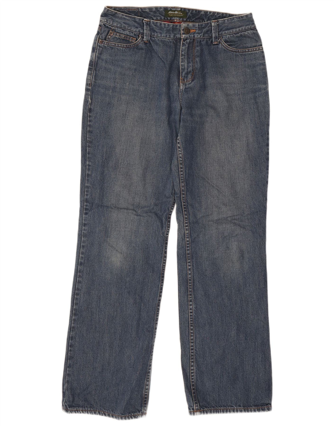 EDDIE BAUER Blugi drepti pentru femei US 6 Medium W30 L30 Bumbac albastru