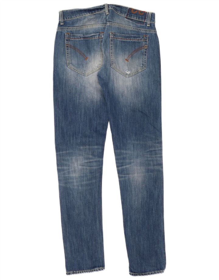 Dondup Blugi slim pentru femei Distressed W32 L32 Bumbac albastru