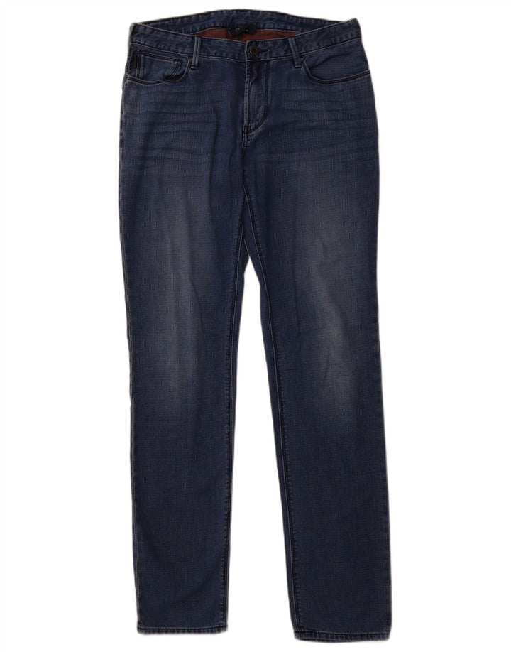 Blugi Slim Femei ARMANI L31 L34 Bumbac Albastru