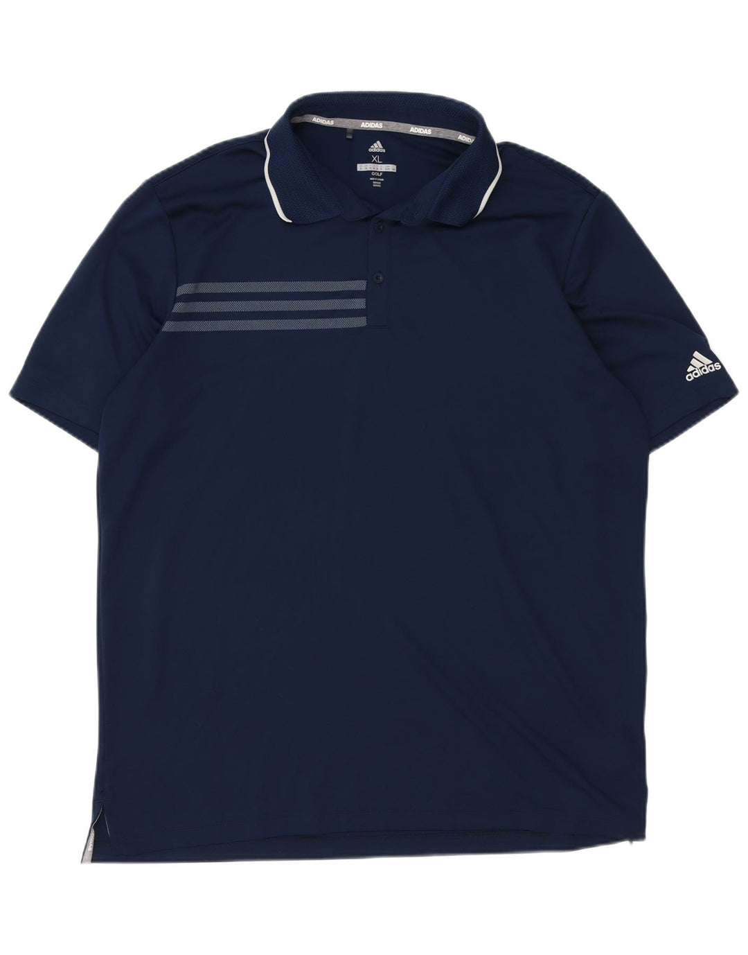 Tricou polo pentru bărbați ADIDAS XL, poliester bleumarin