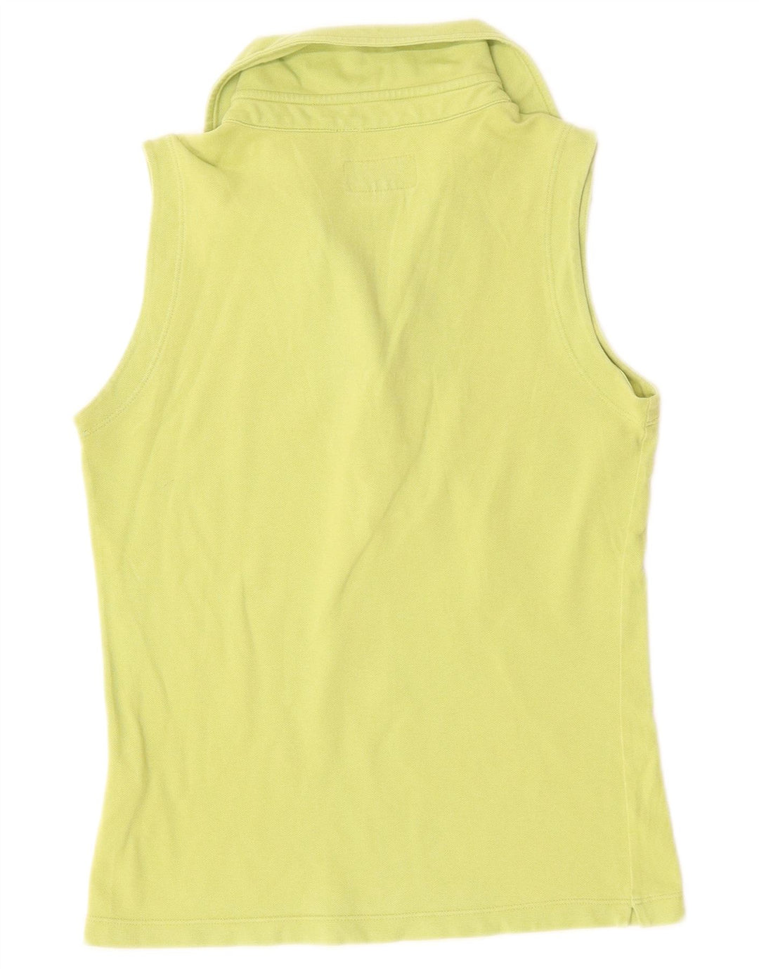 MARLBORO CLASSICS Tricou polo fără mâneci pentru femei UK 14 mare bumbac verde