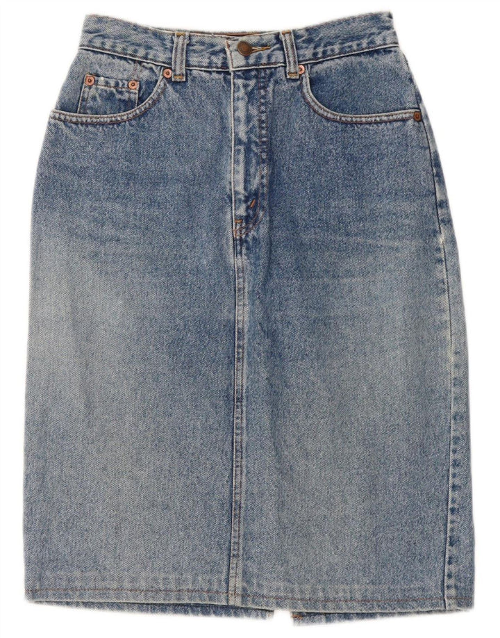 Fusta de blugi pentru femei LEVI'S W26 Small Blue Bumbac