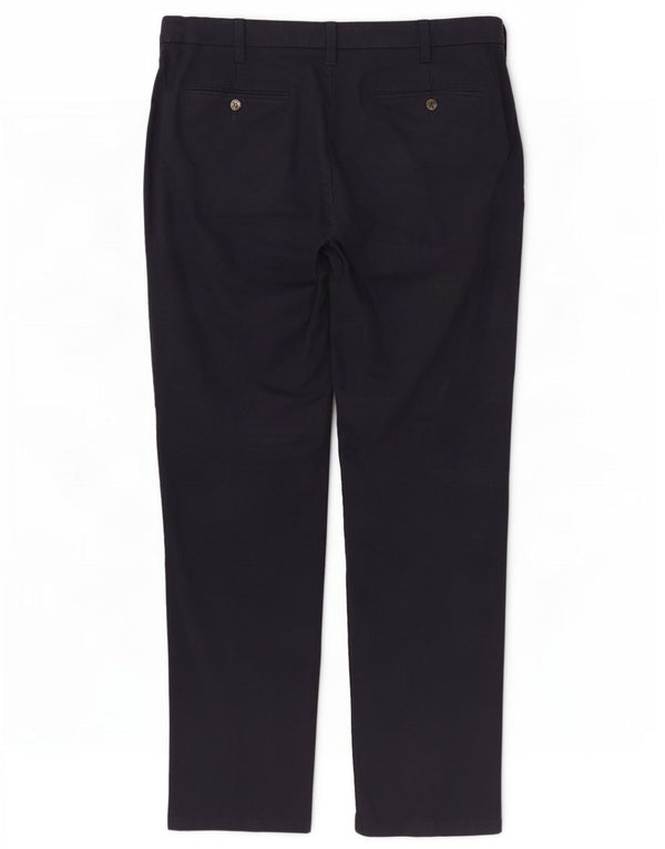 Pantaloni chino obișnuiți pentru bărbați Marks & Spencer L38 L31 Bumbac bleumarin