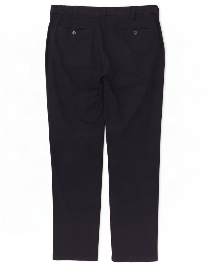 Pantaloni chino obișnuiți pentru bărbați Marks & Spencer L38 L31 Bumbac bleumarin