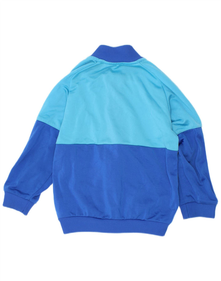 Jachetă de top pentru trening cu grafică Adidas pentru băieți 2-3 ani, albastru, color block