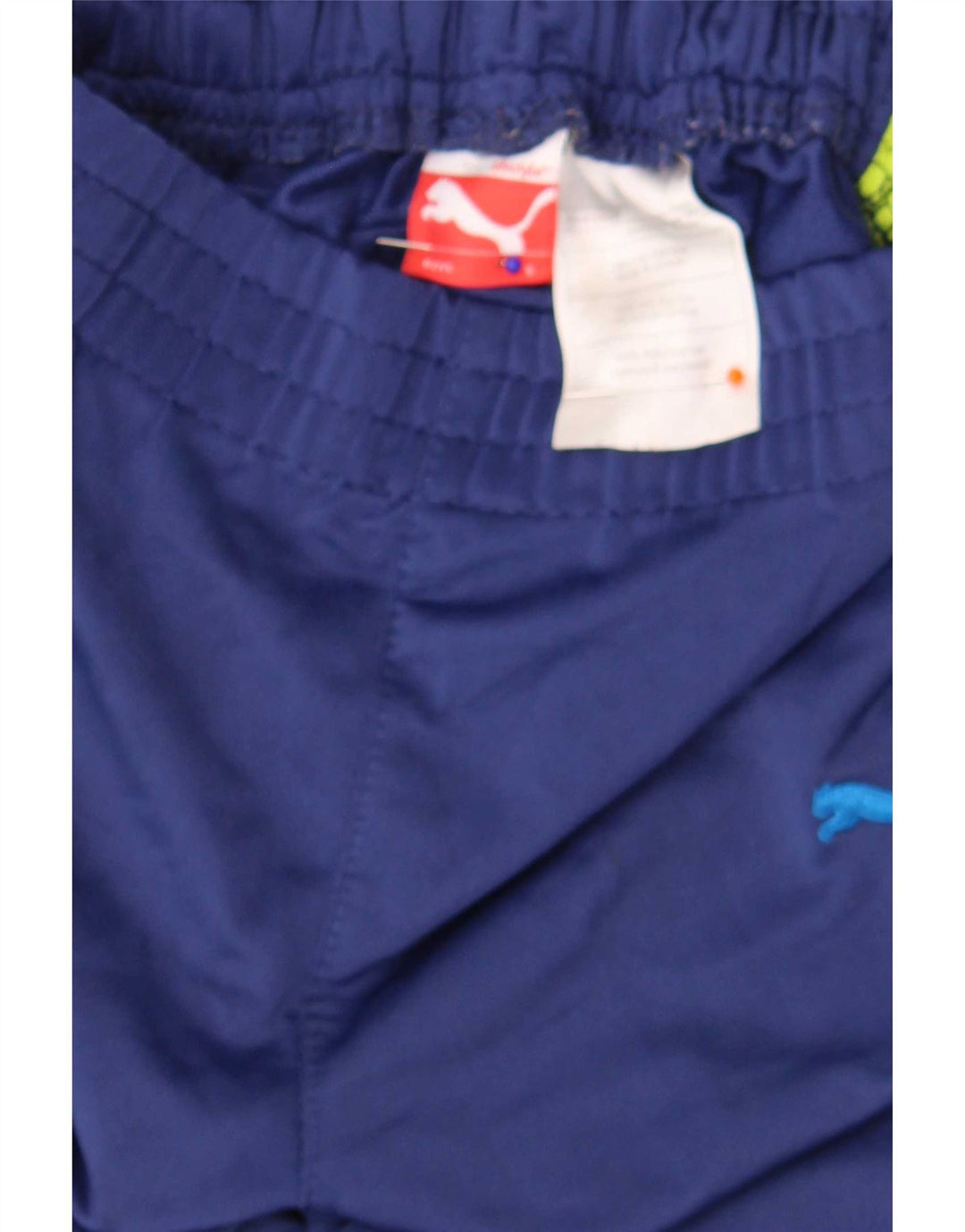 Pantaloni de trening Puma pentru băieți 8-9 ani, mici, bleumarin, color block
