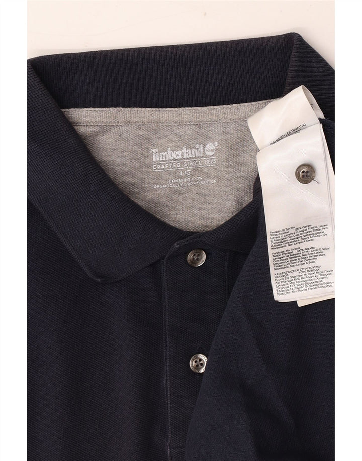 Tricou polo pentru bărbați Timberland, mare, albastru, bumbac