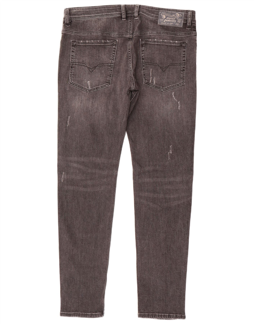 Jeans slim pentru bărbați Diesel Distressed W36 L32 bumbac gri