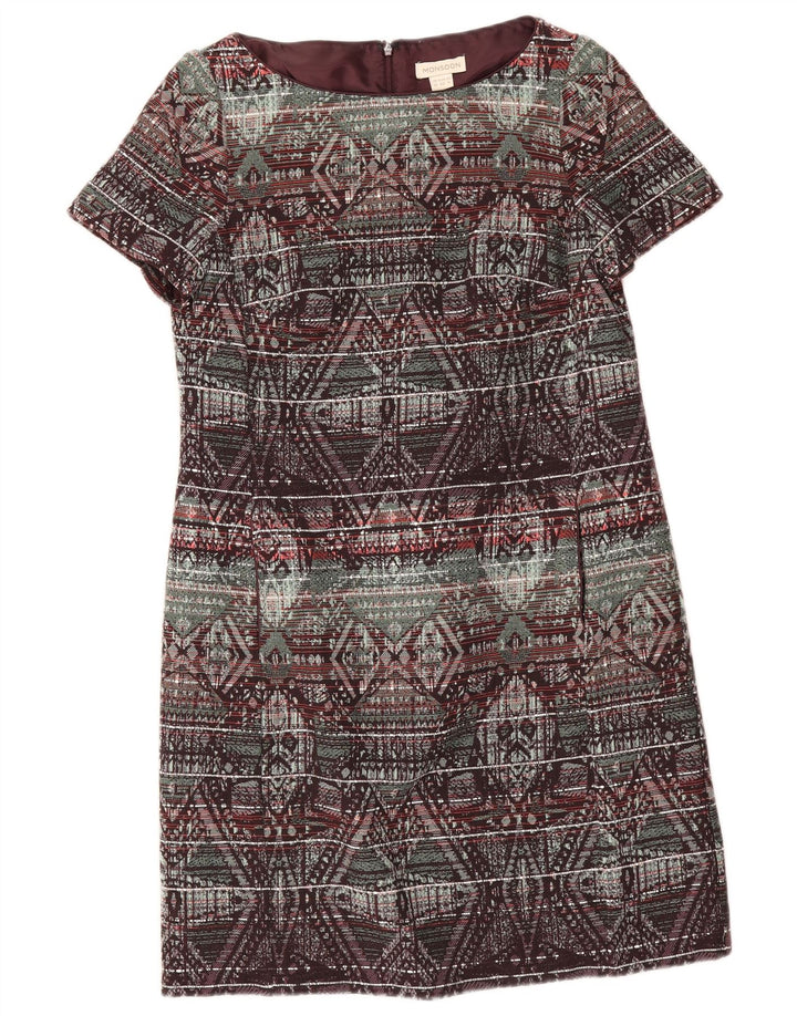 Rochie schimbătoare pentru femei Monsoon UK 12 Bumbac geometric multicolor mediu