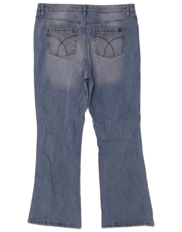 Crew Clothing Blugi Bootcut pentru femei UK 16 Large W36 L31 Blue Bumbac