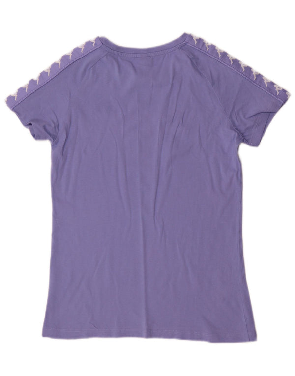 Tricou grafic Kappa pentru femei Top UK 14 mare, mov, bumbac