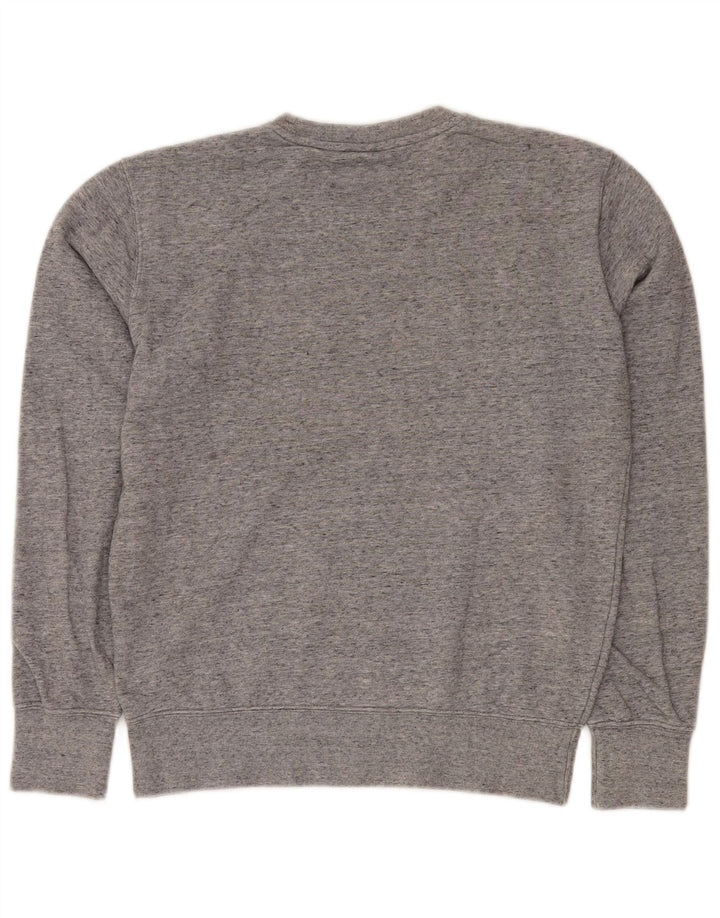 Pulover cu grafic pentru bărbați CHAMPION Pulover mic, gri, bumbac cu pete